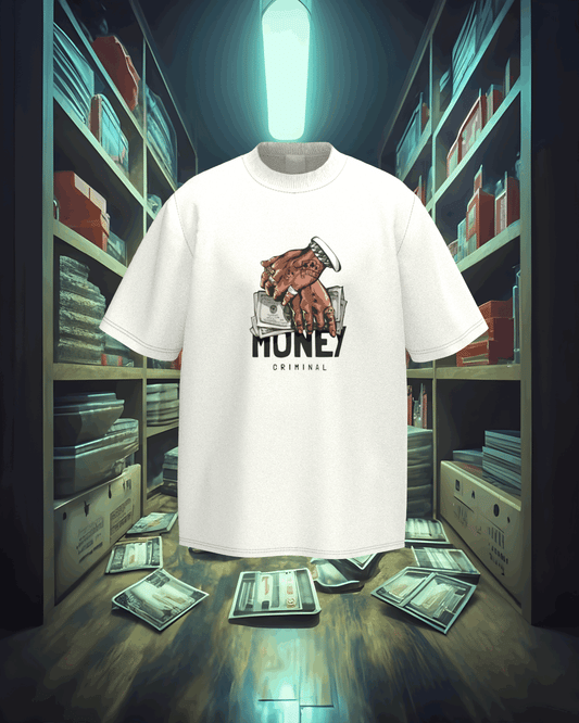 Money Criminal : Oversized T-shirt
